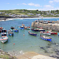 The small harbour Coverack, Cornwall.